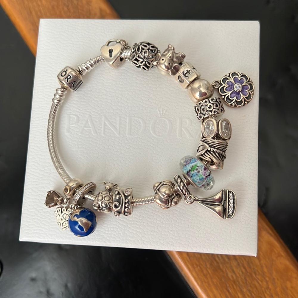 Pandora Bracelet with 15 charms